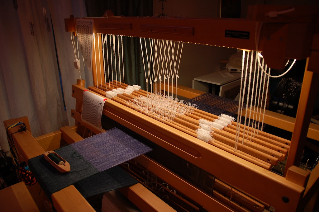 Loom lighting from above
