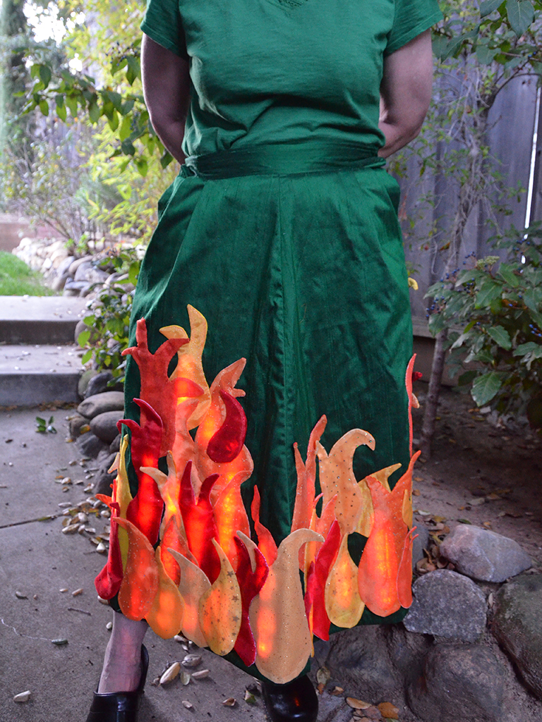 flame skirt photo 2